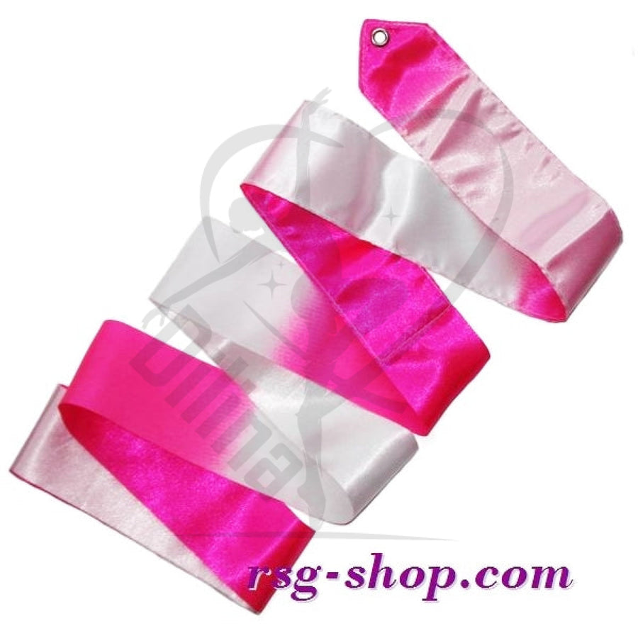 Tuloni Bi-Colour Ribbon 5M White X Pink Fluo