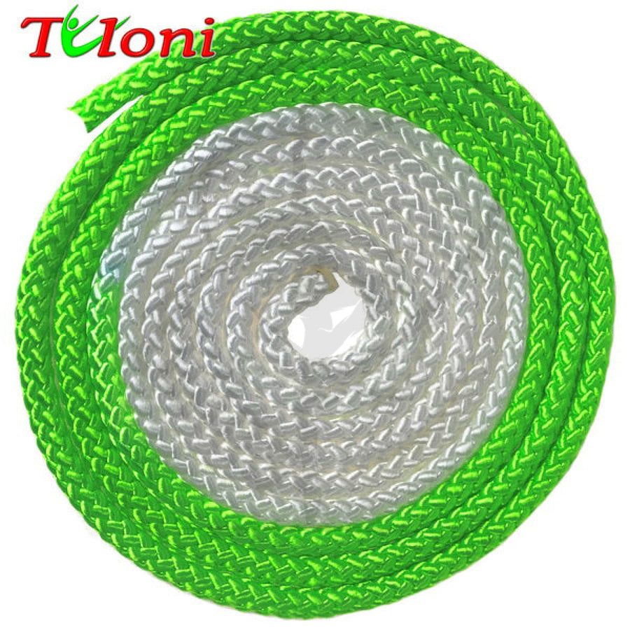 Tuloni Multicolour Rope 3M Neon Green X White Ropes