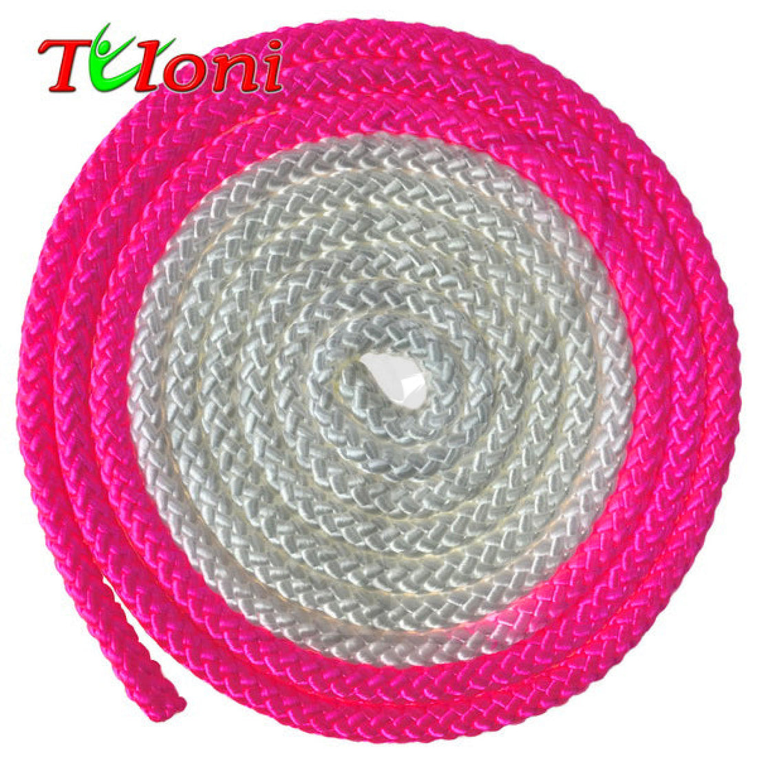 Tuloni Multicolour Rope 3M Neon Pink X White Ropes