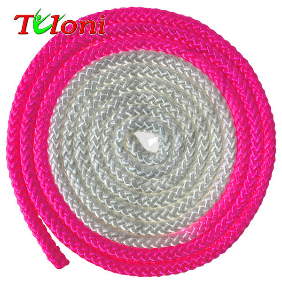 Tuloni Multicolour Rope 3M Neon Pink X White Ropes