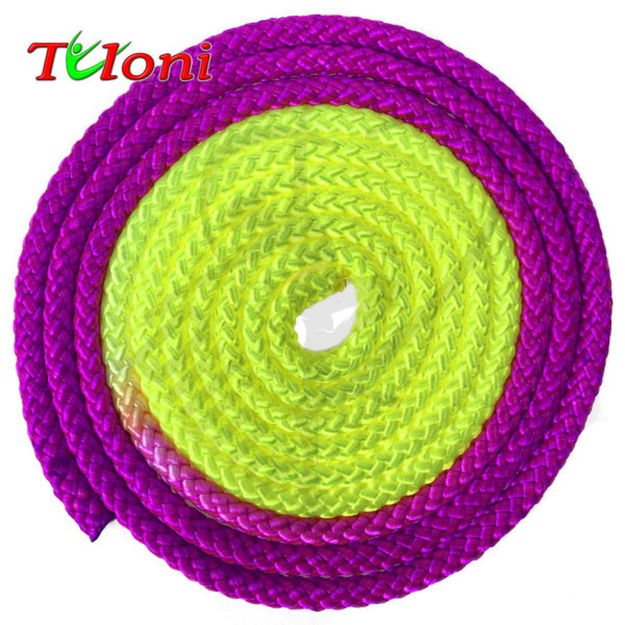 Tuloni Multicolour Rope 3M Neon Purple X Yellow Ropes