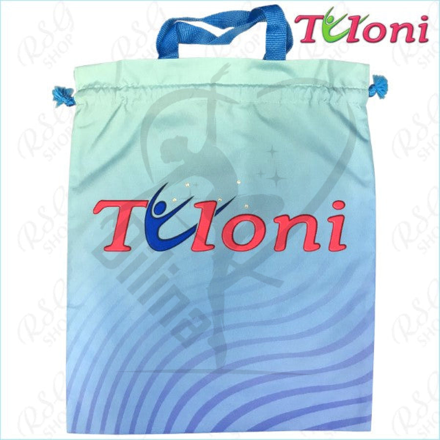 Tuloni Shoe Bag Light Blue X Purple Holders