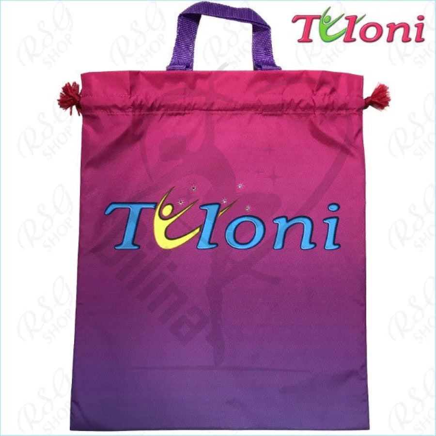 Tuloni Shoe Bag Purple X Light Blue Holders