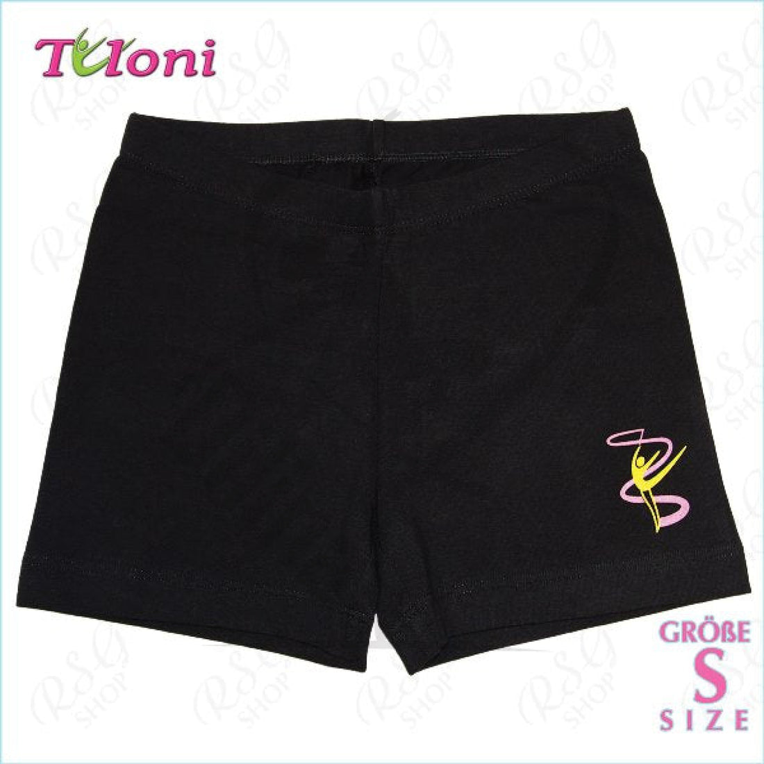 Tuloni Shorts Black With Gymnasts Emblem S (146-152)