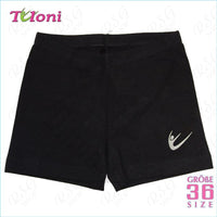 Tuloni Shorts Black With Logo 36 (128-134)