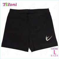 Tuloni Shorts Black With Logo L (158-164)