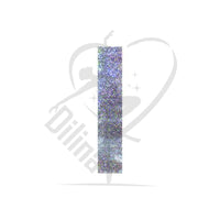 Pastorelli Holographic Or Glitter Adhesive Stripes Silver Tapes