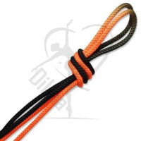 Pastorelli Metallic Gym Rope For Competitions Mod. New Orleans Orange With Black Ropes