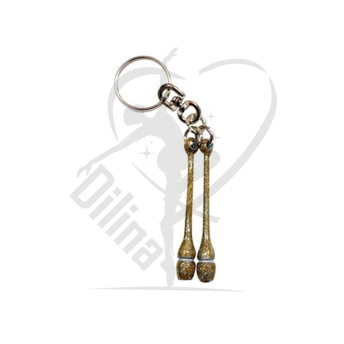 Pastorelli Mini Clubs Key Ring Gold Gadgets