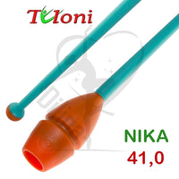 Tuloni Bi-Colour Connectable Clubs Mos. Nika 41Cm Orange X Turquoise